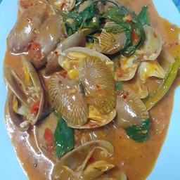 หอยลายผัดพริกเผา