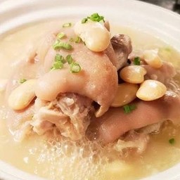 ซุปขาหมูถั่ว (1ขา)