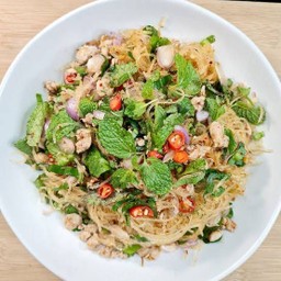 ลาบวุ้นเส้นหมูสับ