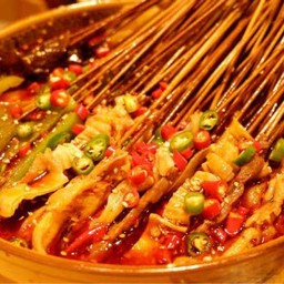 ไก่โบโบ้รสเผ็ดหม่าล่า