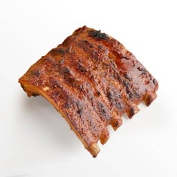 จับคู่ สเต๊กซี่โครงหมูบาร์บีคิว คู่ สเต๊กไส้กรอกไก่ (1 ชิ้น)