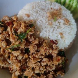 ข้าวกระเพราหมูสับ