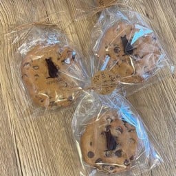 Dark Chocolate Chip Cookies with Thank you タグ