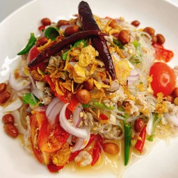 ยำวุ้นเส้นหมูสับ ยั่วๆ