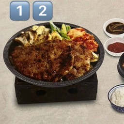 Pork Galbi Bbq Grill Plate