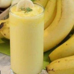 กล้วยหอม นมสดปั่น