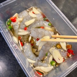 กุ้งดองน้ำปลา+ซีฟู้ด