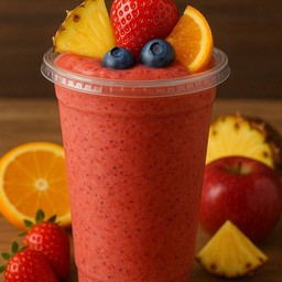 ผลไม้รวมปั่น ตามใจใหญ่เบิ้ม (Mix Fruit smoothie)