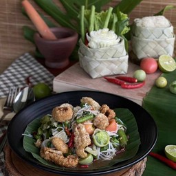 ตำซั่วผักแคบหมู