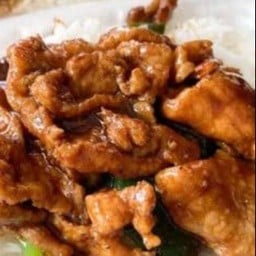 หมูหวานราดข้าว