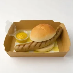 Thüringer Roll-Up ไส้กรอกทูริงเงอร์ย่าง ในขนมปังดินเนอร์โรล