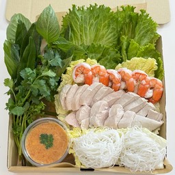 เมี่ยงกุ้งอกไก่