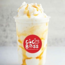 มะพร้าวนมสดปั่น  ราดซอสคาราเมล