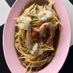 ตำกุ้งสดปราร้า