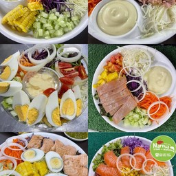 สลัดเนื้อย่าง