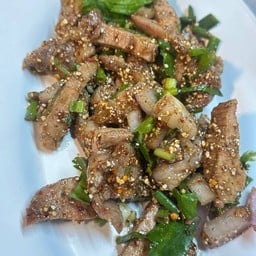 หนุมานหมู (หมูย่างคลุกเครื่องลาบ แห้งๆ)