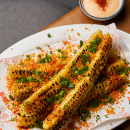 Grilled Corn Ribs & Salted Egg Yolk