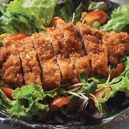 สลัดสันคอหมูทงคัตสึ