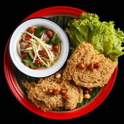 ยำปลาดุกฟู