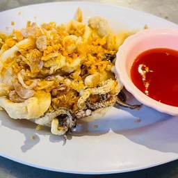 หมึกทอดกระเทียม