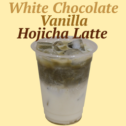 White Chocolate Vanilla Hojicha Latte