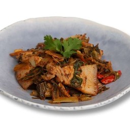 ผัดหมูผักกาดดอง