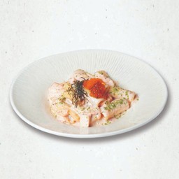 Salmon Mentaiko Rigatoni l พาสต้าครีมเมนไทโกะแซลมอน
