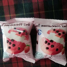 คุกกี้สตอเบอรี่โมจิ