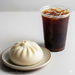 อเมริกาโน่เย็น+ซาลาเปา