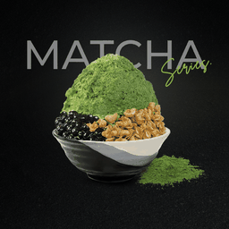 B24-บิงซูชาเขียวมัทฉะกราโนล่าไข่มุก