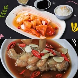 แซลม่อนดอง กุ้งดอง