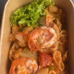 มักกะโรนีกุ้ง