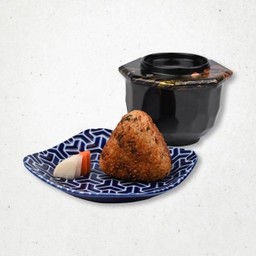 Mentaiko Onigiri Yaki l ข้าวปั้นเมนไทโกะย่าง