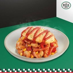 มักกะโรนีแฮมและไข่ม้วนฝรั่งเศส Macaroni Ham omelette