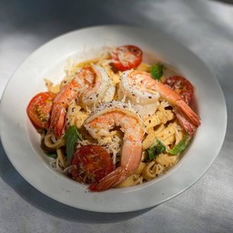 Pasta Cream Shrimp