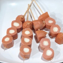 ไส้กรอกชีสทะลัก