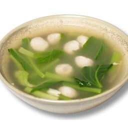 ซุปผักกาดลูกชิ้นปลา