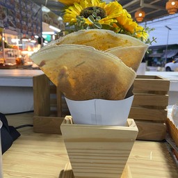 พิซซ่าซอส+ไข่+ไส้กรอก+ปูอัด