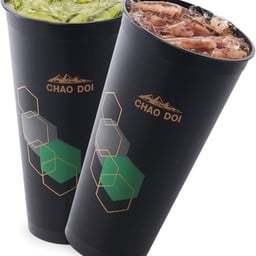 ชาเขียวเย็น+ช็อกโกแลตเย็น