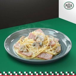 สปาเก็ตตี้ แฮมและเห็ดในครีมซอส SPA Ham & Mush Alfredo