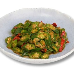 ผัดกระเจี๊ยบหยะไข่