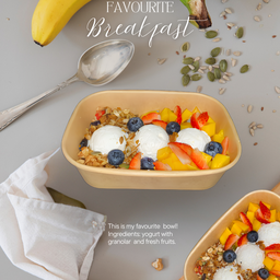 Yogurt cheese with fruits size L