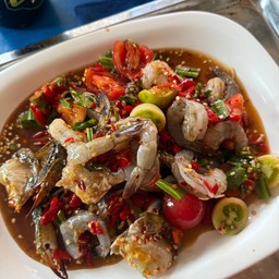 ตำเหลาปูกุ้ง
