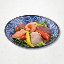 Bara Chirashi Yuzu Salad  l สลัดปลาดิบรวมซอสยูซุ