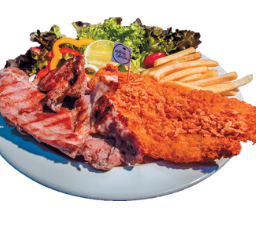 Set 4 สเต็ก สันคอ +ปลาทอด