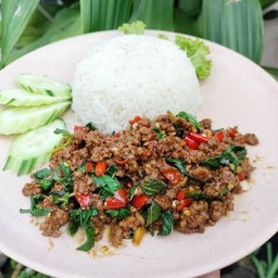 ข้าวกระเพราหมูสับ