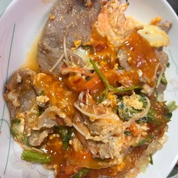 สุกี้แห้งหมู