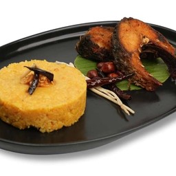 ยำข้าวกับปลา