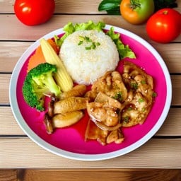 ข้าวหน้าไก่ย่างราดซอสเทอริยากิ