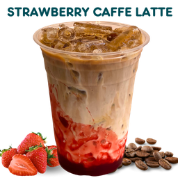 สตรอเบอร์รี่คาเฟ่ลาเต้